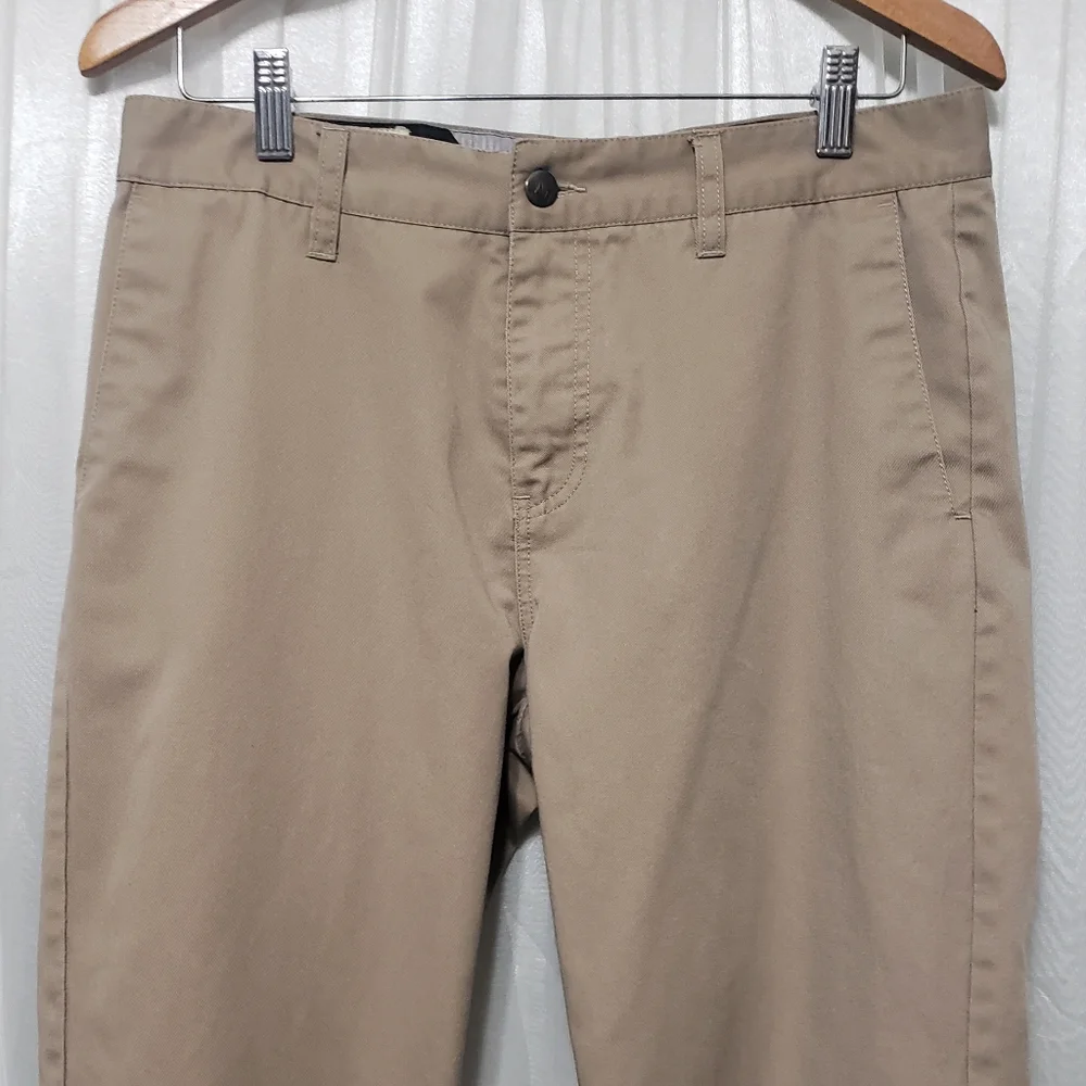 Volcom Men's Sz 30 Frickin Chino Pants Khaki